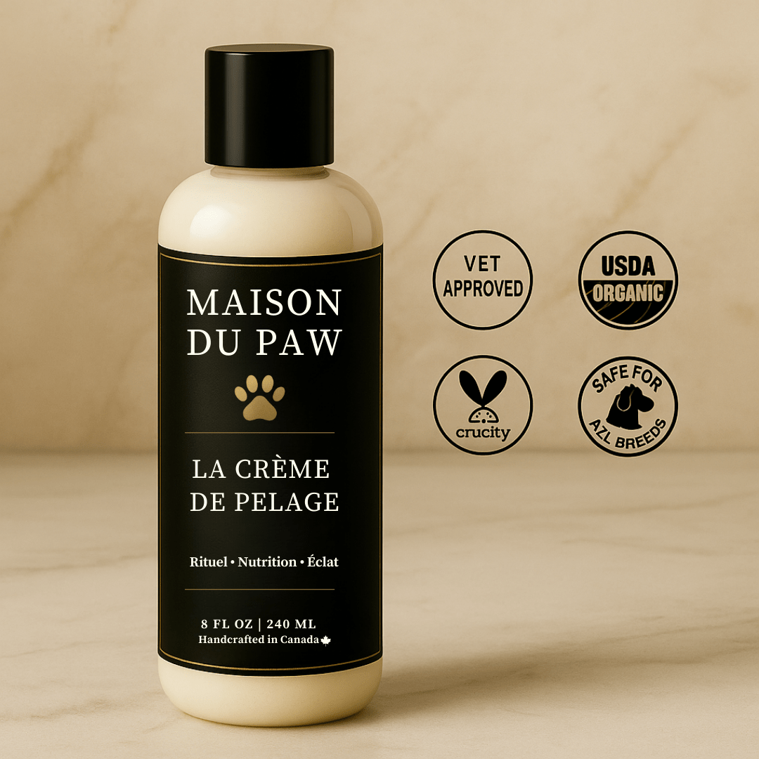 Maison du Paw – La Crème de Pelage | Luxury Coat Shampoo - Maison Du Paw